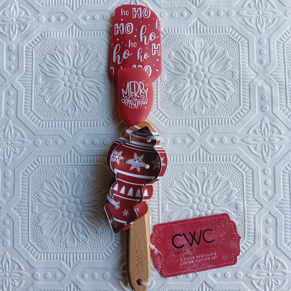 CWC Spatula & Cookie Cutter Set 3 pc - Picture 5 of 11